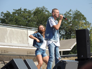 Творчі колективи Херсонскього державного університету привітали місто з Днем народження