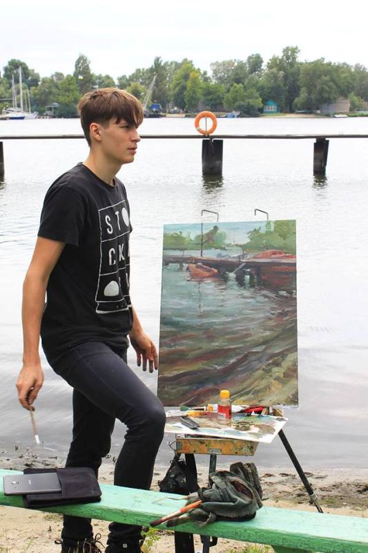 На базе Херсонского госуниверситета прошел всеукраинский пленэр