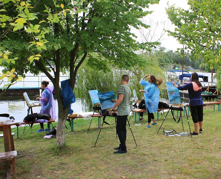 На базе Херсонского госуниверситета прошел всеукраинский пленэр