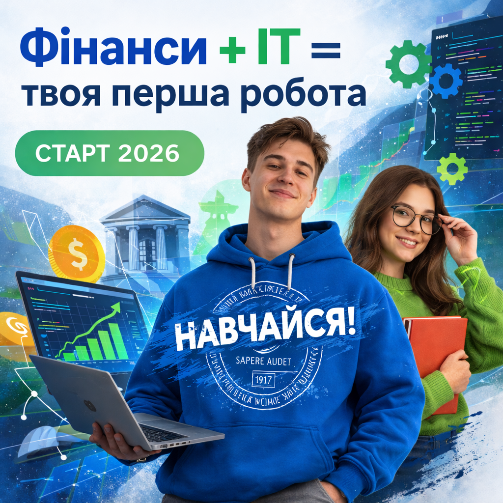 Фінанси + IT &mdash; твоя перша робота